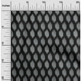 thumbnail image 1 of oneOone Cotton Silk Black Fabric Geometric Line Ikat Craft Projects Decor Fabric Printed By The Yard 42 Inch Wide, 1 of 4
