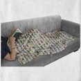 thumbnail image 6 of Motorcycle Soft Flannel Fleece Blanket, Vintage Multicolored Motorcycles Old and Modern and Lively Spots in Background, Cozy Plush for Indoor and Outdoor Use, 70" x 90", Multicolor, by Ambesonne, 6 of 6