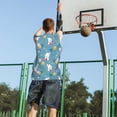 thumbnail image 5 of Sikiie Rabbit And Balloon Basketball Jersey Reversible Men's Mesh Athletic Sports Shirts Training Practice S-4XLSmall, 5 of 6