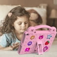 thumbnail image 4 of ELEHOLD Kids Case for Walmart Onn. 7 Inch Gen4 2024 EVA Foam Cute Cartoon Case with Built-in Kickstand Shockproof Handle Stand Cover,Pink, 4 of 7