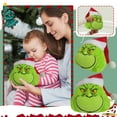 thumbnail image 2 of Chritmas Soft Plush Doll Ornament, Cartoon Green Plush Pillow Cushion Home Decoration Gift For Friends And Family, 2 of 5