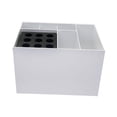 thumbnail image 1 of Organizador de tijeras de barbería, soporte antideslizante para cepillos de peluquero de mascotas, Clips Blanco 9 hoyos Yuyangstore Estante para tijeras, 1 of 8
