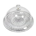 thumbnail image 2 of Cake Plate Cookie Tray Food Platter with Dustproof PET Lid for Kitchen Fruit Shop and Appetizer Service, 2 of 9