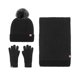 thumbnail image 1 of Gorro a prueba de viento para adultos, ciclismo, esquí, gorro de punto, bufanda, conjuntos de mascarilla, gorro de punto cálido, bufanda para mujer, 1 of 2