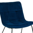 thumbnail image 5 of Set of 2 Alaura Arm Chair in Caramel Brown Faux Leather with Beech Legs, 5 of 6