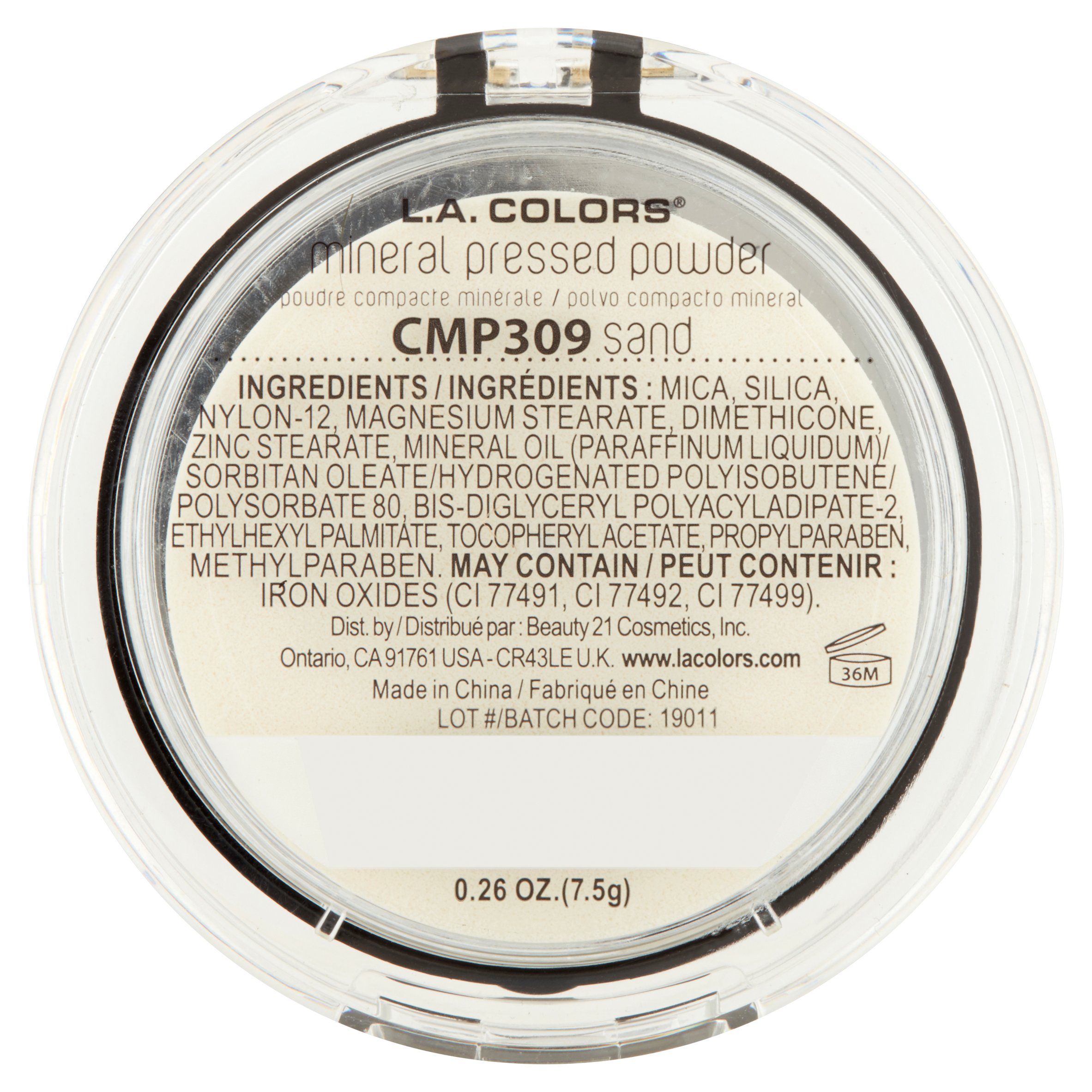 L.A. Colors Mineral Pressed Powder, Sand - image 3 of 4