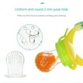 thumbnail image 6 of Bueautybox Baby Fresh Fruit Food Feeder Nibbler Pacifier |Training Massaging Toy | Food Grade Soft Safe BPA-Free Silicone Pouches| Babies Toddlers, 6 of 7