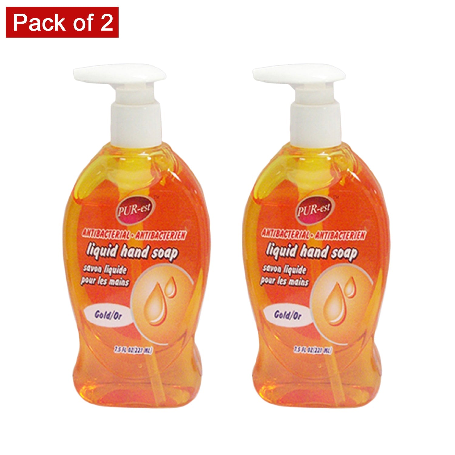 Purest Antibacterial Hand Soap(221ml) Pack of 2