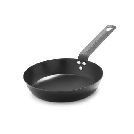 

Pre-Seasoned Carbon Steel Black Frying Pan 12-inch
