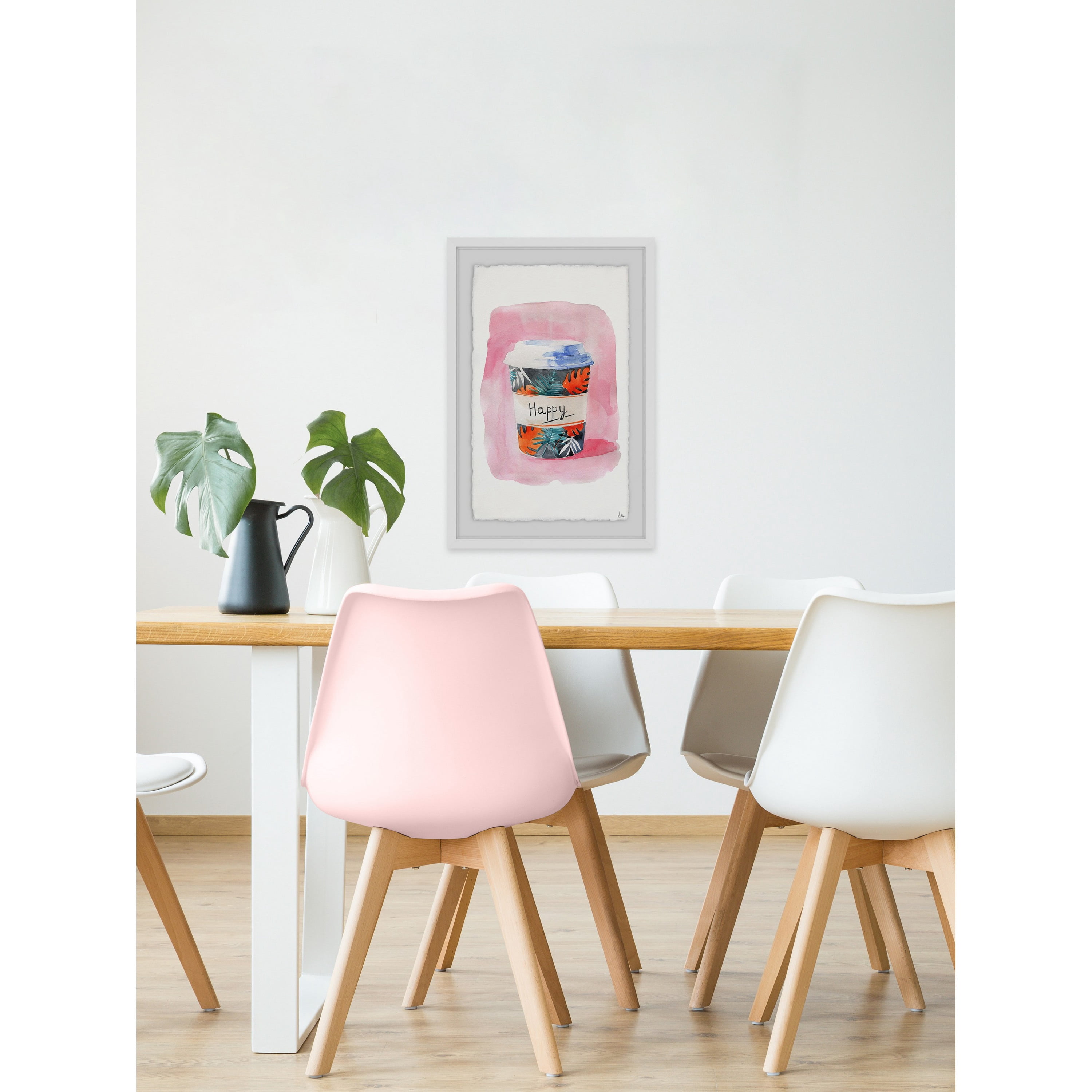 Nothing but Happy Framed Painting Print