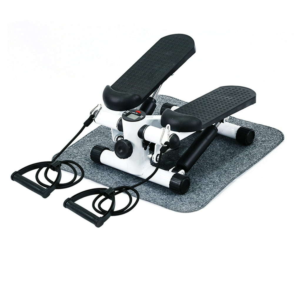 Fitness Mini Stepper with Resistance Bands Household Silent Dual