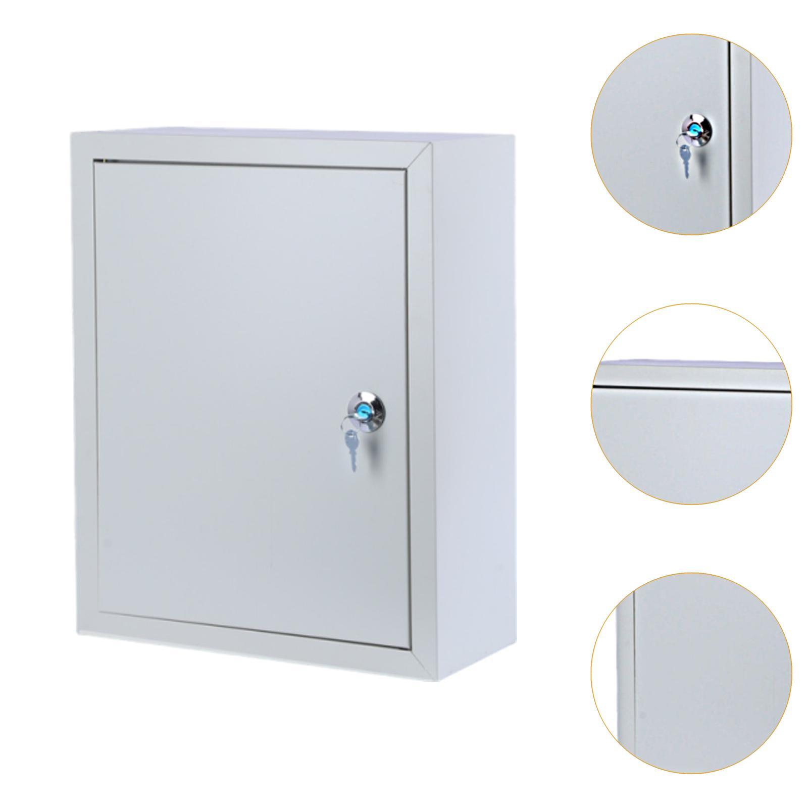 Waterproof Electric Box Junction Enclosure Lockable Cold Rolled Steel Weatherproof for Workshop Residential Home