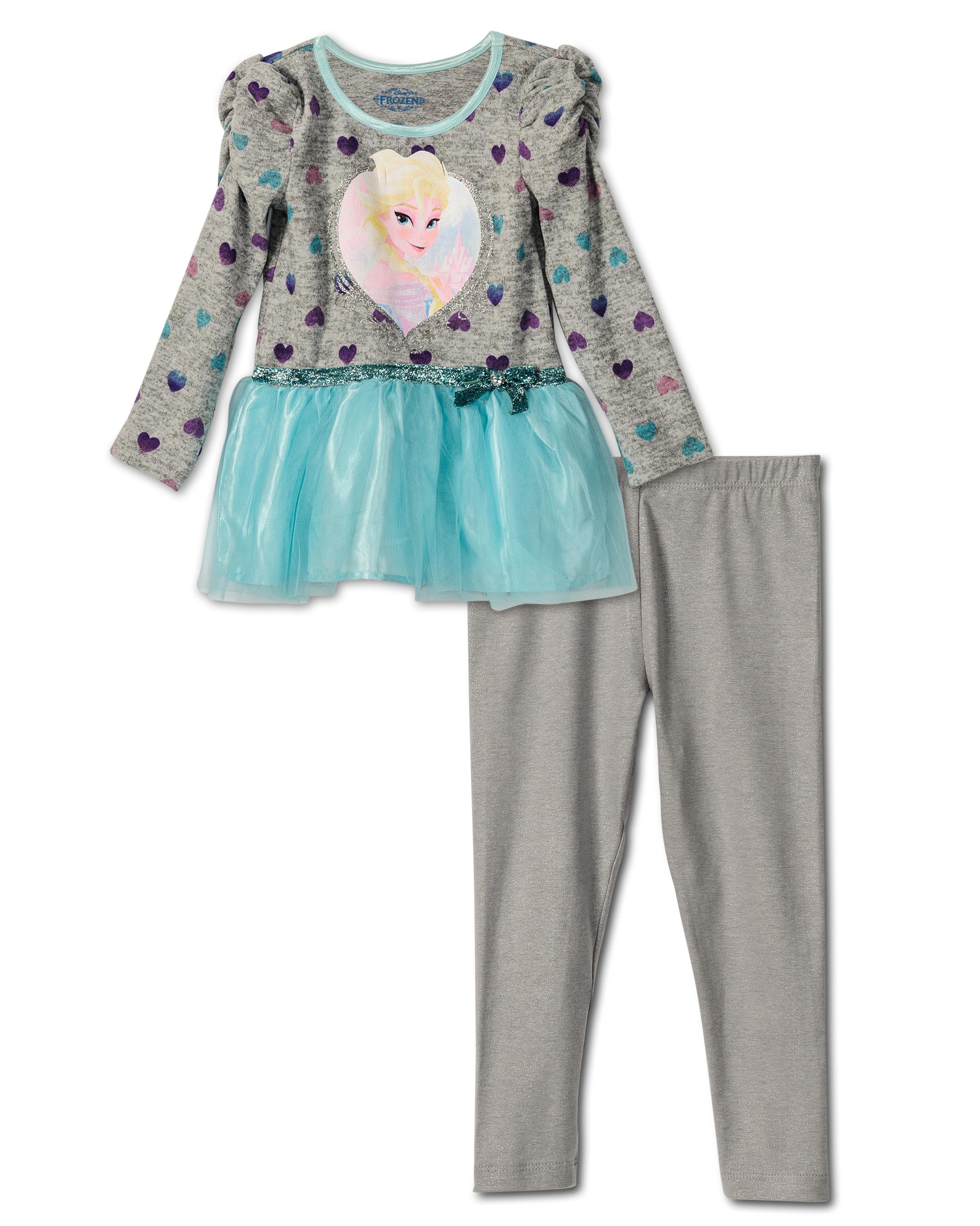 Disney Princess Fashion Girls Outfit/Legging Set, Toddler Sizes 2T4T
