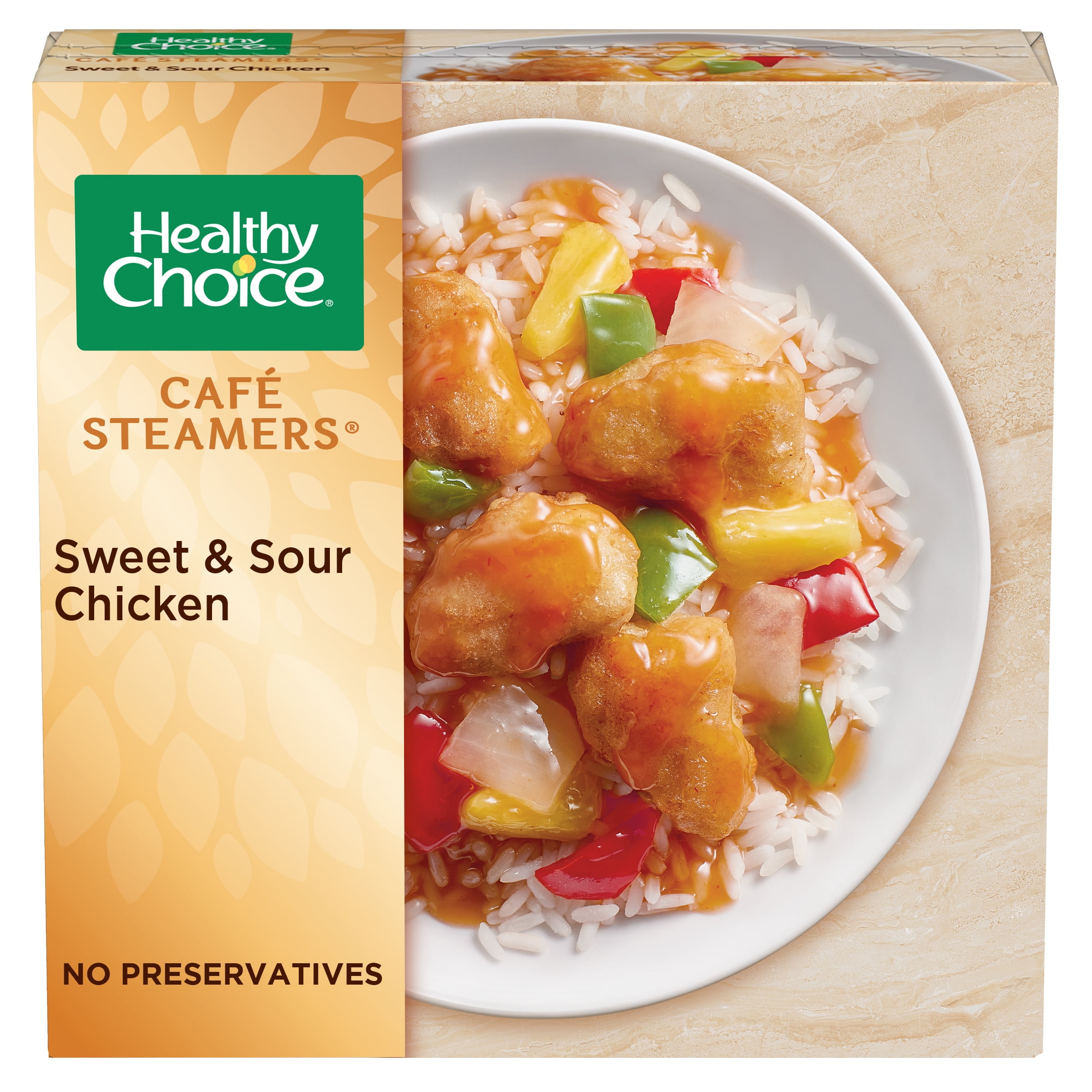 Healthy Choice Caf Steamers Sweet & Sour Chicken Frozen Meal, 10 oz (Frozen)