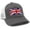 Grey/White, variant on Union Jack Flag Hat for Men and Women – UK British Snapback Trucker Baseball Cap by International Tie (Grey/Black)