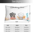 thumbnail image 2 of Naloa Little Chef Gnome Pillow Covers, Throw Pillow Case Cushion Covers,Cushion for Bedroom,Couch,Home-20"x30", 2 of 6