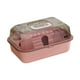 thumbnail image 1 of Caja de transporte para hámster de animales pequeños, jaula portátil para hámster, casa de juego para ejercicio, contenedor pequeño para mascotas para Rosa, 1 of 8