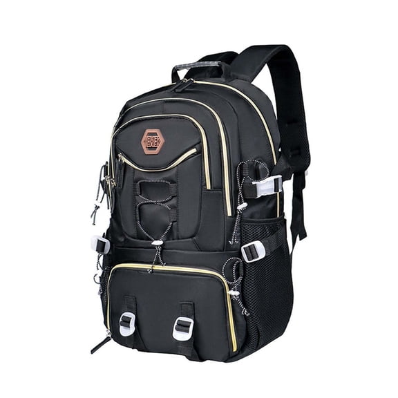 Weebloom Large School Backpack For Kids Boys Girls Waterproof Outdoor Sports Backpack Lightweight Backpack Leisure Travel Bookbag Middle High School College Black