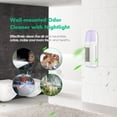 thumbnail image 4 of Powerful Household Air Purifier Compact Wall-mounted Odor Cleaner with Nightlight Permanent Stainless Steel Filter Remove Dust Pet Dander Smoke for Home, 4 of 8
