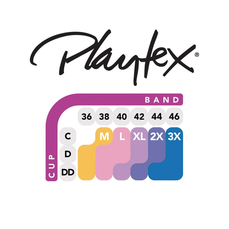 Playtex Comfort Flex Fit Wirefree Bra, 348B 