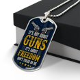 thumbnail image 3 of Freedom Dog Tag Necklace - Graphic Military Dog Tag Necklace (Optional Personalized Engraving), 3 of 5
