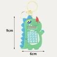 thumbnail image 5 of Frogued Calculator Keychain Multifunctional Bead Maze 8 Digits Operation Portable Gift Dinosaur Car Key Ring Pendant Backpack Ornament (Blue), 5 of 13