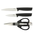 thumbnail image 5 of Oster Brixen 13 Piece High Carbon Stainless Steel Kitchen Cutlery Knife Block Set W/ Black Wood Block, 5 of 14