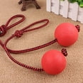 thumbnail image 2 of Pet Soild Rubber Rope Ball Animal Training Chewing Indoor Outdoor Fetch Toy Toy Pet Indoor Outdoor Fetch Toy, Small, 2 of 9