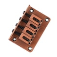 thumbnail image 4 of Puente fijo para guitarra, bajo eléctrico, silla de montar rígida, herramienta de puente de Metal para ukelele de 4 cuerdas GA909, bronce, 4 of 12