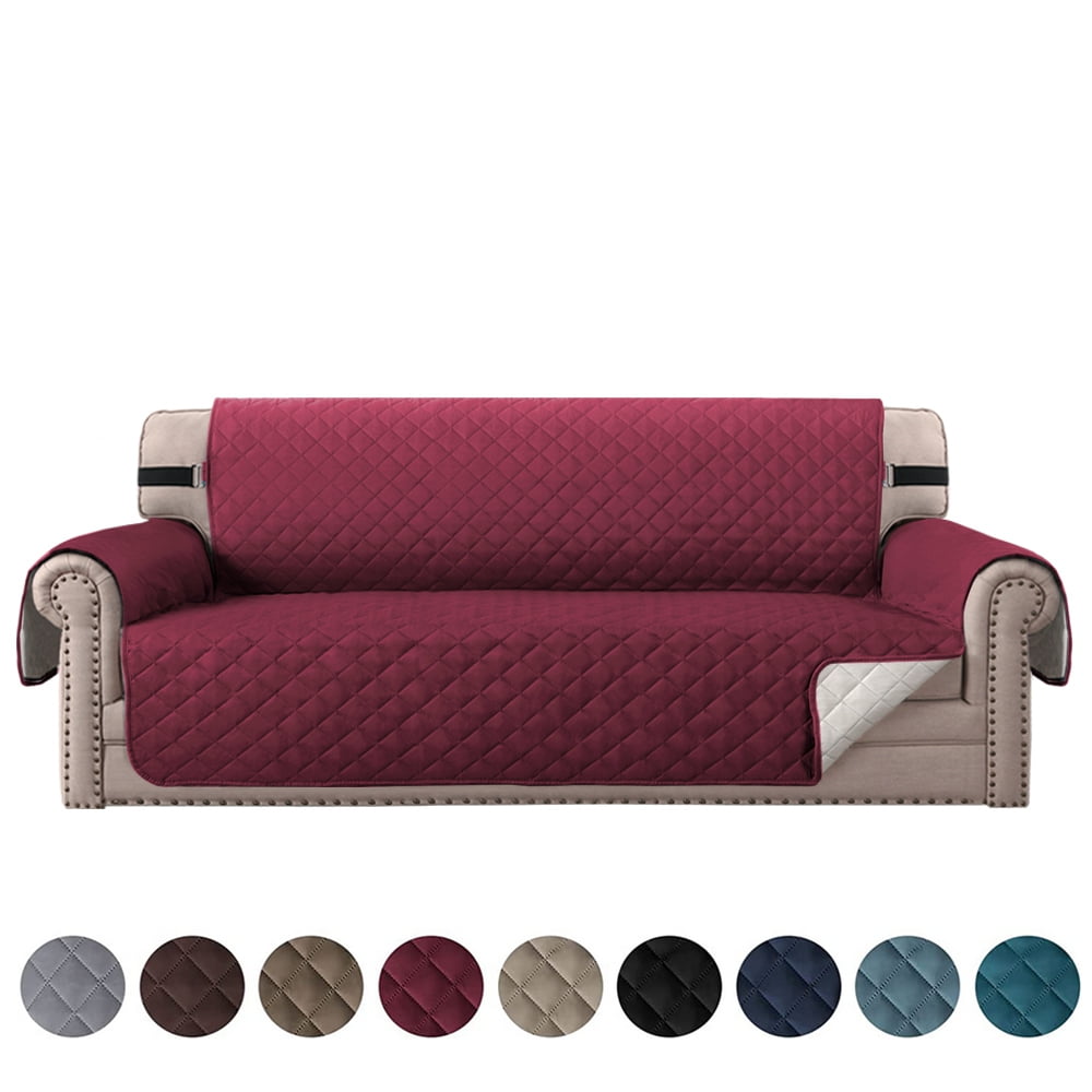 SHANNA Sofa Covers for 3 Cushion Couch, Water Repellent Reversible