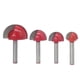 thumbnail image 1 of 6mm Shank Ball Nose End Mill Wood Router Bit Set Round Cove CNC Milling Cutter Radius Core Solid Carbide Woodworking, 1 of 5