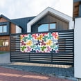 thumbnail image 4 of Pofeuu Colorful Butterflies Print Colorful Yard Festival Banner Sign Party Outdoor & Indoor Party Decoration Banne Festival Yard Sign-Medium, 4 of 8