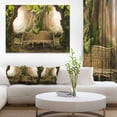 thumbnail image 1 of Romantic Seat in Deep Forest - Landscape Photography Canvas Print, 1 of 3