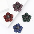 thumbnail image 4 of Rhinestone Rose Flower Brooch for Women Fashion Crystal Blossom Flower Brooches Lapel Pins Elegant Dress Accessories Jewelry Boutonniere Corsage for Hat Suit Valentine Mother Jewelry Wedding, 4 of 6