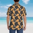 thumbnail image 3 of Lsque Chicken Legs pattern Hawaiian Shirt for Men, Unisex Summer Beach Casual Short Sleeve Button Down Shirts-Medium, 3 of 9