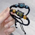 thumbnail image 5 of Pulsera de gato negro para hombre y mujer, brazalete con cuentas de animales de dibujos animados, regalo de joyería hecho a mano, 5 of 5