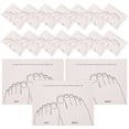 thumbnail image 2 of 15pcs Nail Color Cards Professional False Nail Tips Showing Paper Cards for Salon, 2 of 9