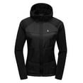 thumbnail image 2 of Little Donkey Andy Womens Insulated Softshell Jackets, Outdoor Athletic Jacket for Women with Hoodie Water Repellent (Black S), 2 of 7