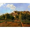 thumbnail image 2 of Pissarro, Camille 18x15 White Modern Wood Framed Museum Art Print Titled - Pontoise, 2 of 4