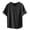 Black, variant on Men's Linen Blend T Shirt Lightweight, Breathable, Suitable for Summer Casual, Machine Washable, Multiple Colors & Sizes