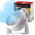 thumbnail image 2 of (4 pack) Honeywell 10” White Turbo Force Power Table Fan, 30ft. Air Circulation Power, 3 Speed, 90° Pivot, HPF820WWM, 2 of 10