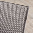 thumbnail image 2 of Noble House 5 Piece Traditional Wicker Rattan Reliable Dining Furniture Sets Gray, 2 of 7