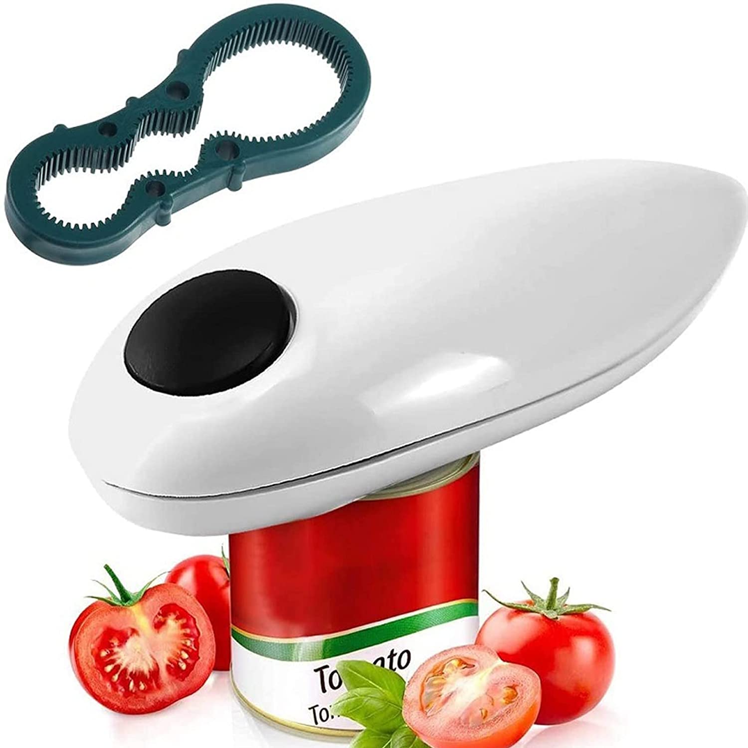 Electric tin Opener One Touch Can OpenerCan Openers for Arthritic Hands Automatic Electric Can