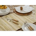 thumbnail image 2 of Saro Lifestyle Striped Woven Table Runner, 2 of 5