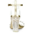 thumbnail image 3 of BLISSFUL STEP Women's Clear Block Heel Ankle Strap Heeled Sandals, 3 of 7