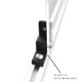 thumbnail image 5 of Conector de rueda de anclaje para puerta de sala de estar, puerta de baño, resistente al óxido, color blanco, 5 of 5