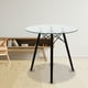 thumbnail image 4 of Set Comedor Cristal Redondo 80cm y 4 Sillas Eames Mundo In Minimalista, 4 of 10