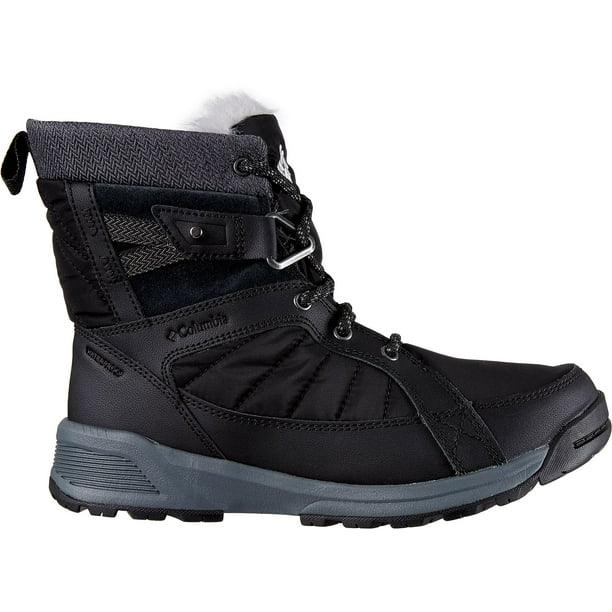 columbia women's meadows waterproof slip winter boot black
