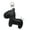Black, variant on Adorable Equine Shape Key Accessory Keychain Pendant Leather Texture Perfect for Daily Use and Special Occasions as Gift