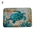 thumbnail image 2 of Ludlz Octopus Whale Turtle Seahorse Foam Bathroom Rugs Vintage Summer Ocean Collection Nautical Map Bath Mat Soft Absorbent Non-Slip Flannel Bath Rug Shower Floor Carpet, 2 of 7